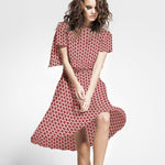 Viscose Coquelicots Rouge - Ribes y Casals