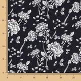 Viscose Double Gaze Bleu Nuit - Ribes y Casals