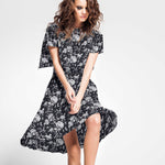 Viscose Double Gaze Bleu Nuit - Ribes y Casals