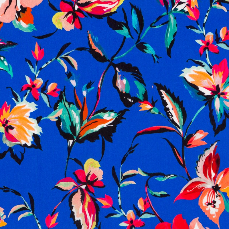 Viscose Ethnique Bleu - Ribes y Casals