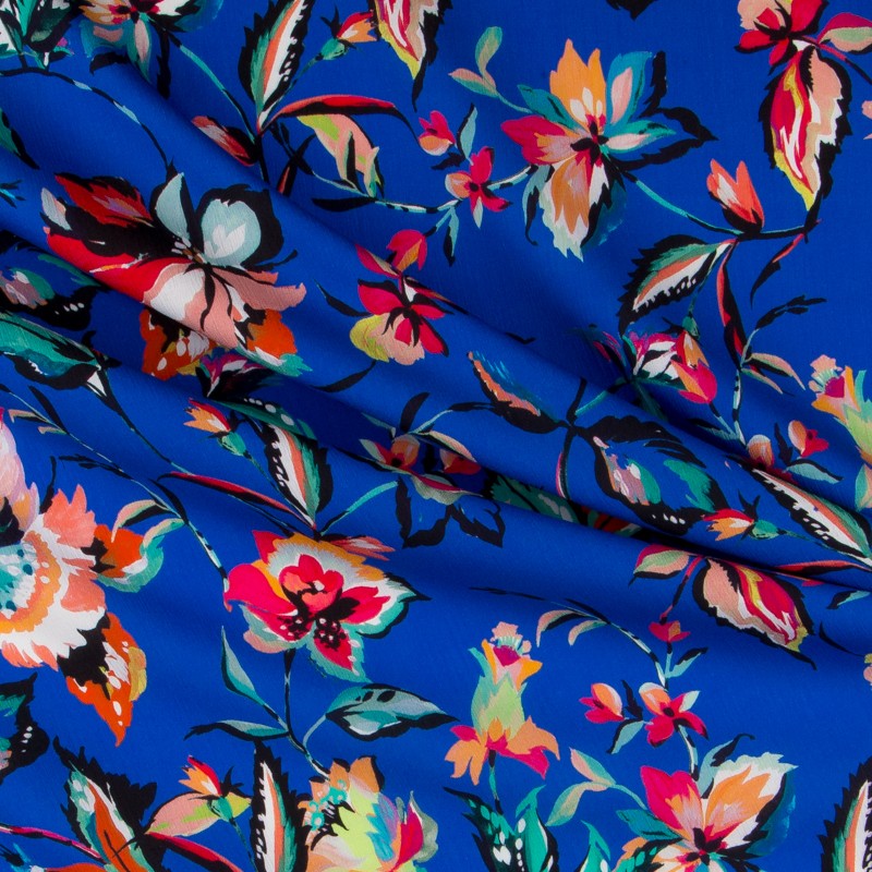 Viscose Ethnique Bleu - Ribes y Casals