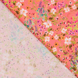 Viscose Imprimé Botanic Orange - Ribes y Casals