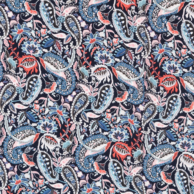 Viscose Cachemire Bleu Marine - Ribes y Casals