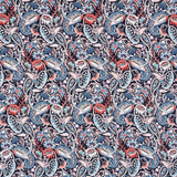 Viscose Cachemire Bleu Marine - Ribes y Casals