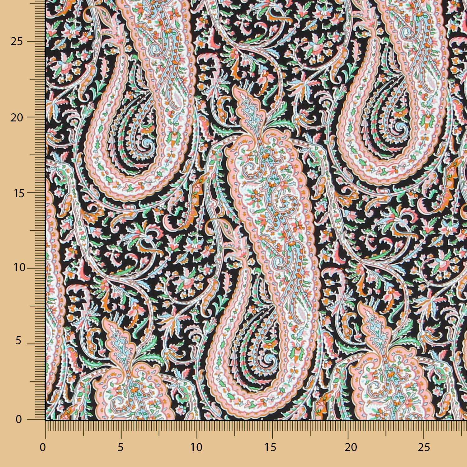 Viscose Cachemire Floral - Ribes y Casals