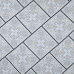 Viscose Mosaïque Cachemire Bleu - Ribes y Casals