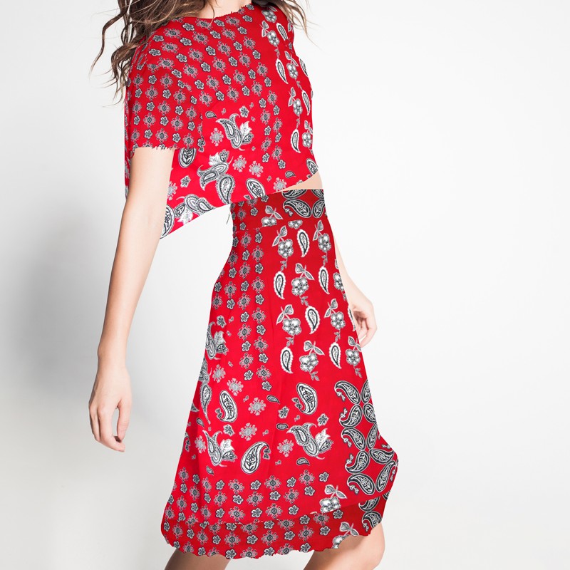 Viscose Cachemire Rouge - Ribes y Casals