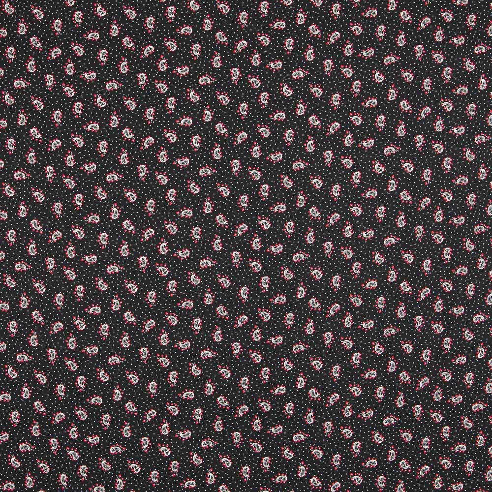 Viscose Pois Et Cachemire - Ribes y Casals