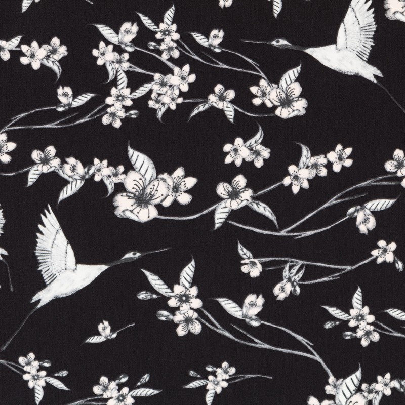 Viscose Grue Noir - Ribes y Casals