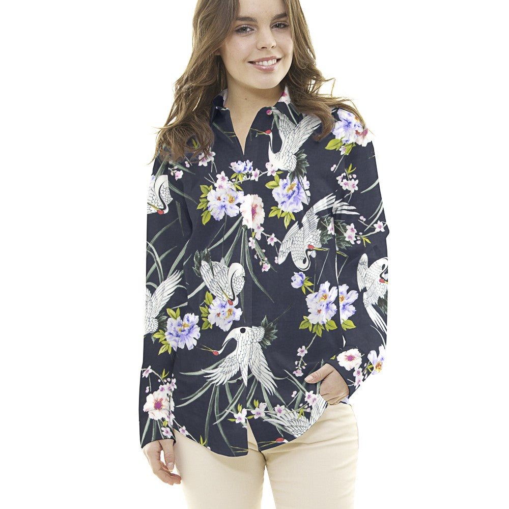 Viscose Cignes Blue Night - Ribes y Casals