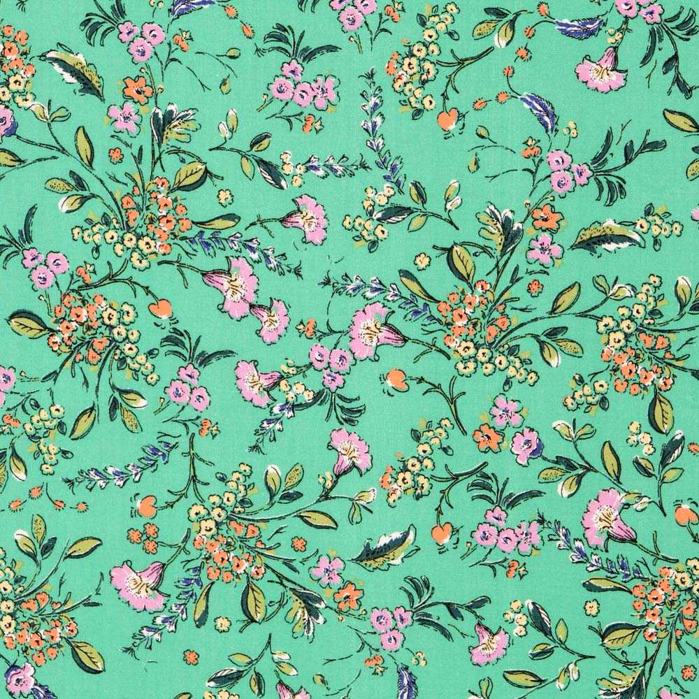 Viscose Vert Oeillets - Ribes y Casals