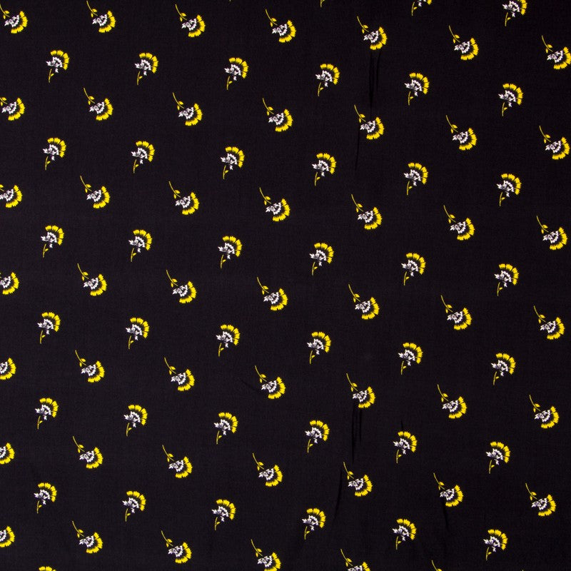 Viscose Fleurettes Jaune - Ribes y Casals