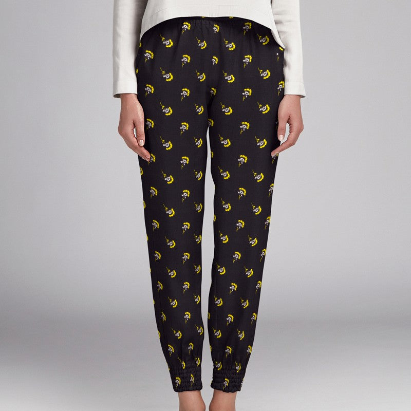 Viscose Fleurettes Jaune - Ribes y Casals