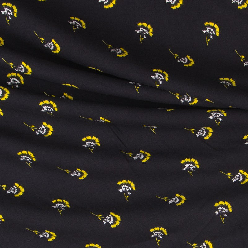 Viscose Fleurettes Jaune - Ribes y Casals