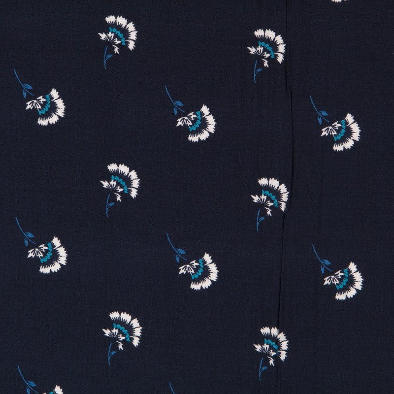 Viscose Petites Fleurs Blanc - Ribes y Casals