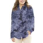 Viscose Denim Spirale Marine - Ribes y Casals