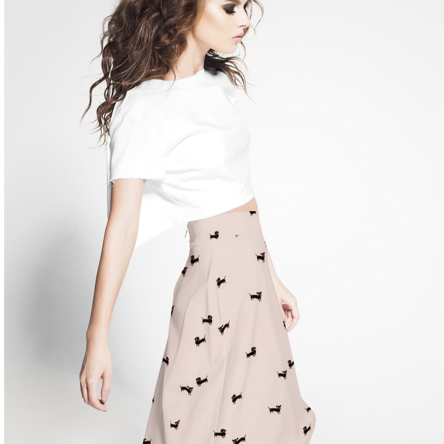 Viscose Chiens Rose - Ribes y Casals