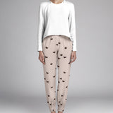 Viscose Chiens Rose - Ribes y Casals