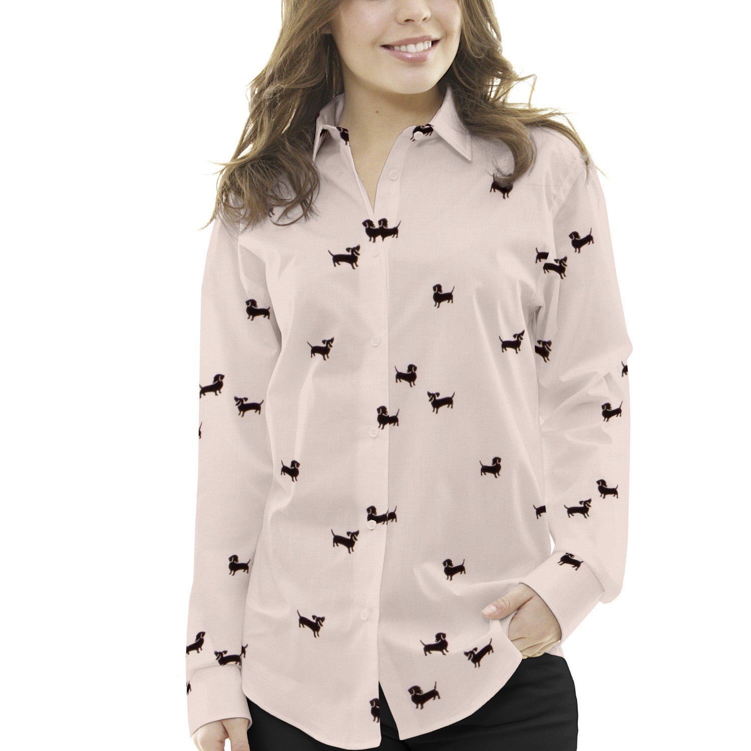 Viscose Chiens Rose - Ribes y Casals