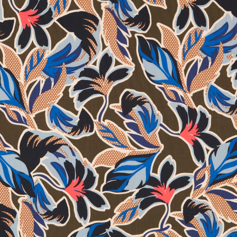 Viscose Dubai Kaki - Ribes y Casals