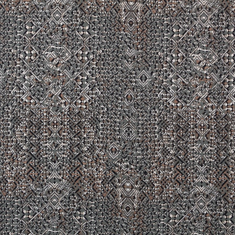 Viscose Imprimée Abstrait Kaki - Ribes y Casals