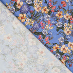 Viscose Imprimé Botanique Bleu - Ribes y Casals