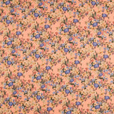 Retal Viscosa Estampada Botánico Melocotón 100x145 cm - Ribes y Casals