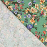 Viscose Imprimé Botanique Vert - Ribes y Casals