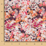 Retal Viscosa Estampada Crema Botánico 60x145 cm - Ribes y Casals