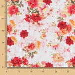 Viscose Imprimé Crétonne Corail - Ribes y Casals