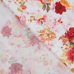 Viscose Imprimé Crétonne Corail - Ribes y Casals