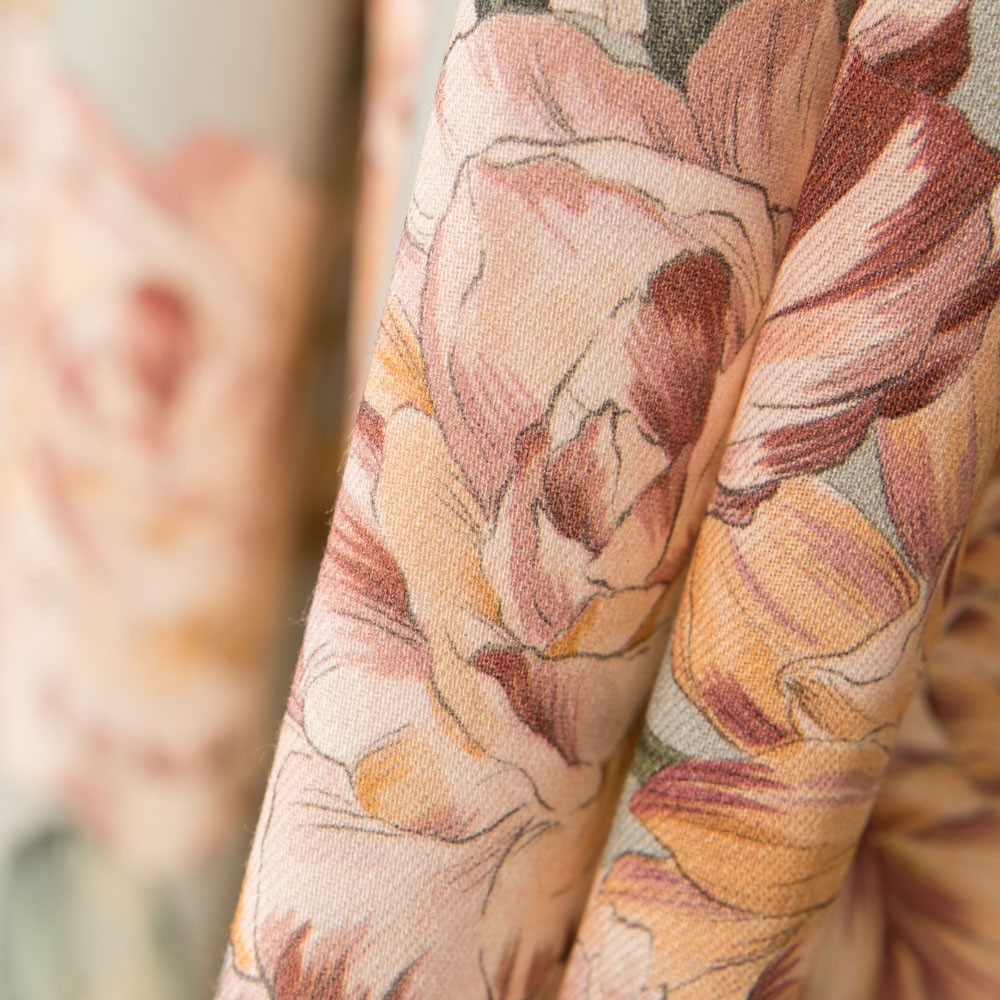 Viscose Imprimé Crétonne Eau - Ribes y Casals