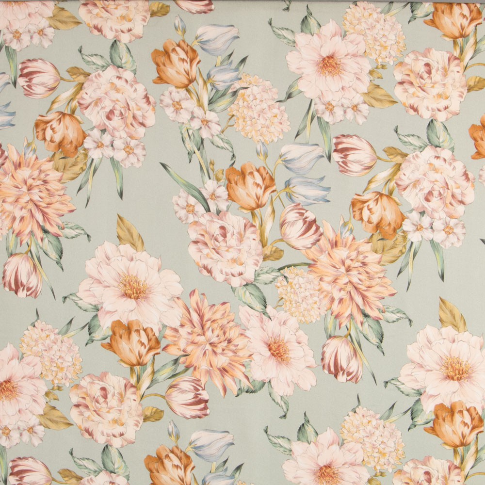 Viscose Imprimé Crétonne Eau - Ribes y Casals