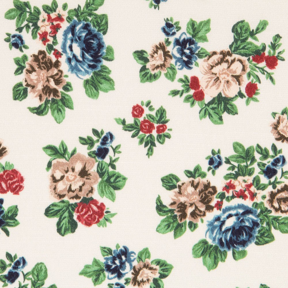 Crétonne Ecru Viscose Imprimé - Ribes y Casals