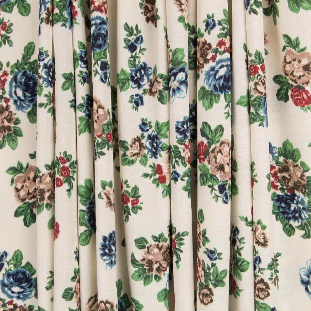 Crétonne Ecru Viscose Imprimé - Ribes y Casals