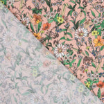 Viscose Imprimé Floral Écru - Ribes y Casals