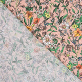 Viscose Imprimé Floral Écru - Ribes y Casals