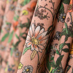 Viscose Imprimé Floral Écru - Ribes y Casals