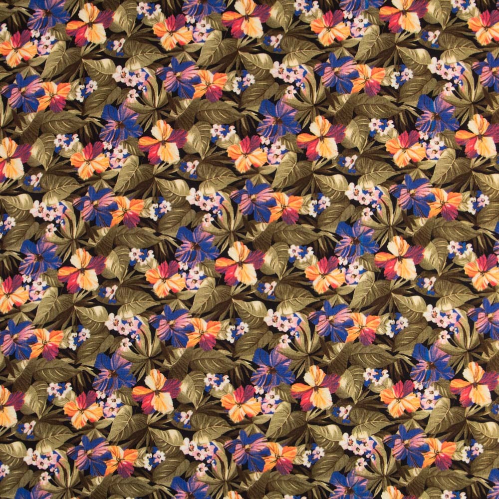 Viscose Fleurie Tropicale - Ribes y Casals