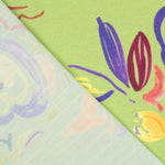 Viscose Imprimé Fleur Pistache - Ribes y Casals