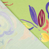 Viscose Imprimé Fleur Pistache - Ribes y Casals