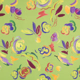 Viscose Imprimé Fleur Pistache - Ribes y Casals