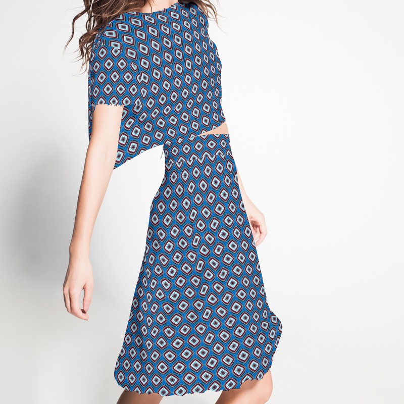 Viscose Ethnique Bleu - Ribes y Casals