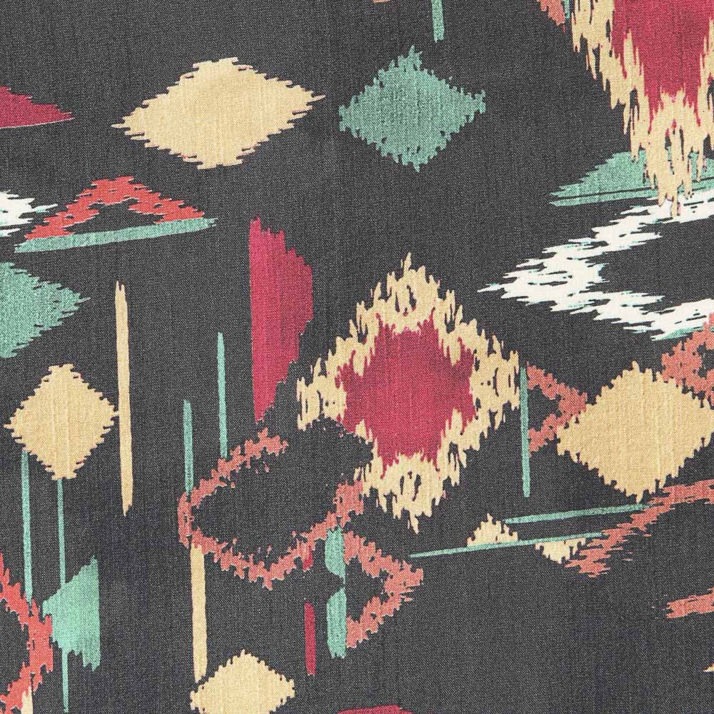 Viscose Ethnique Vert Foncé - Ribes y Casals