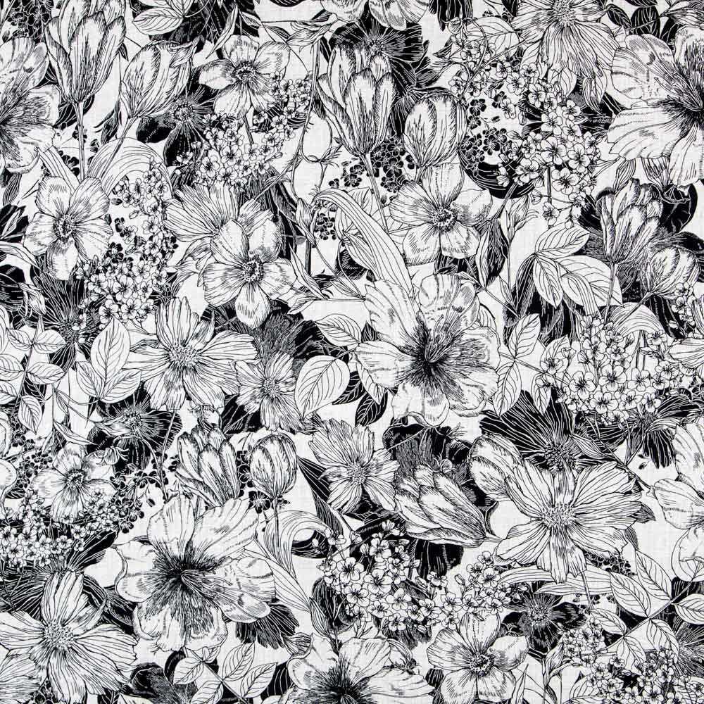 Viscose Léopard Noir - Ribes y Casals