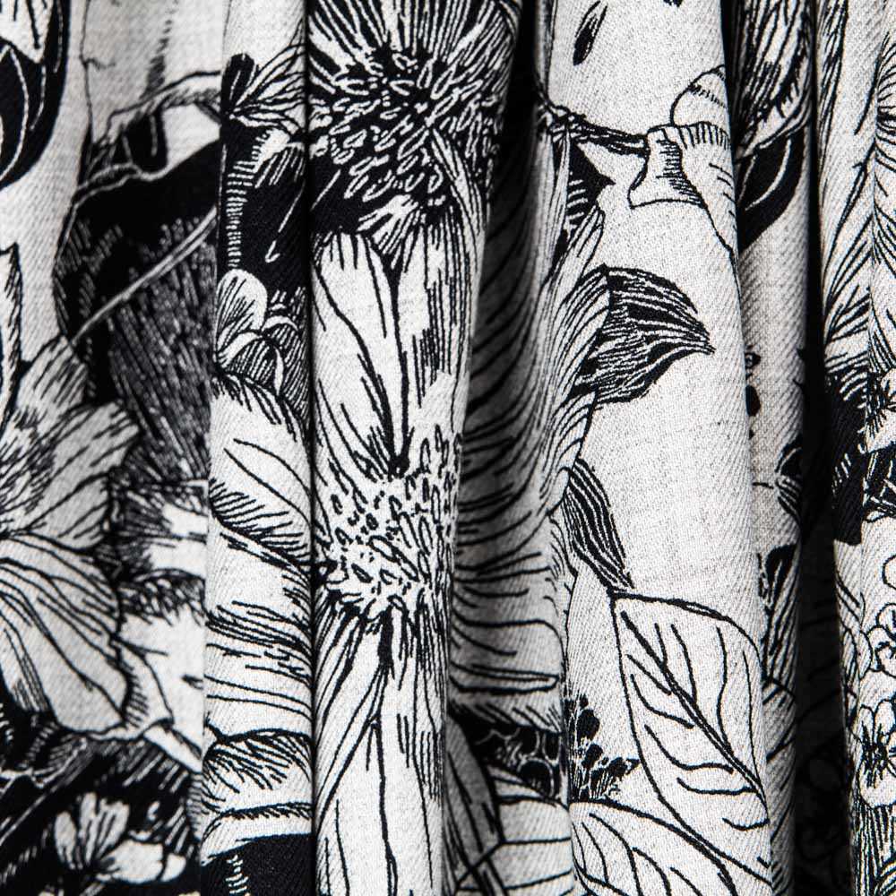 Viscose Léopard Noir - Ribes y Casals