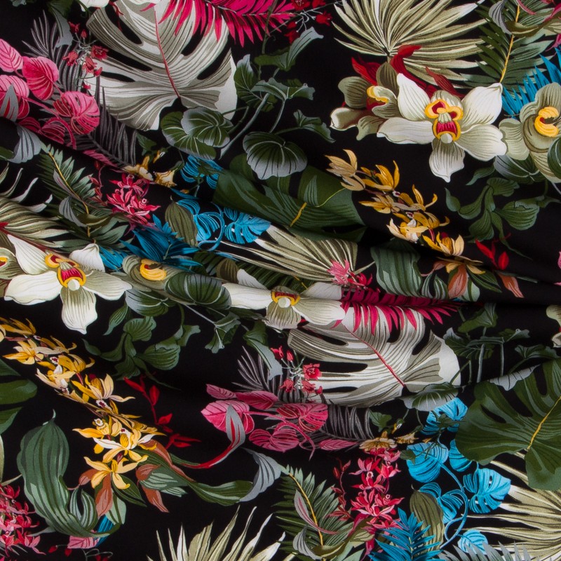 Viscose Exotique Noir - Ribes y Casals