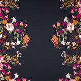 Viscose Floral Bleu Nuit - Ribes y Casals