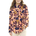 Viscose Floral Rose Saumon - Ribes y Casals