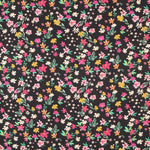Viscose Florale Noire - Ribes y Casals